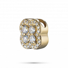 Подвеска из желтого золота с бриллиантами (изготовление)