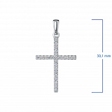 Подвеска из белого золота с бриллиантами (изготовление)