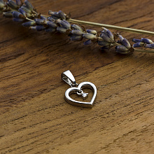 Подвеска из серебра с бриллиантом (изготовление)