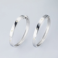 Серьги из серебра (изготовление) с бриллиантами