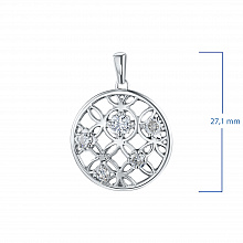 Подвеска из белого золота с бриллиантами (изготовление)