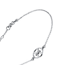 Браслет из серебра (изготовление) с бриллиантом