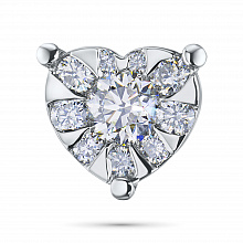 Подвеска из белого золота с бриллиантами (изготовление)