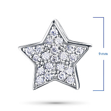 Подвеска из белого золота с бриллиантами (изготовление)