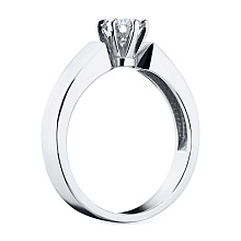 Кольцо из белого золота