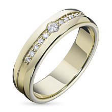 Кольцо из белого золота (изготовление) с бриллиантами