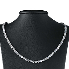 Колье из белого золота (изготовление) с бриллиантом