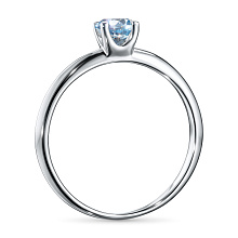 Кольцо из серебра с топазом