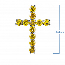 Подвеска из белого золота (изготовление) с бриллиантами