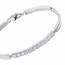 Браслет из белого золота с бриллиантами (изготовление)