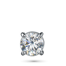 Подвеска из белого золота (изготовление) с бриллиантом