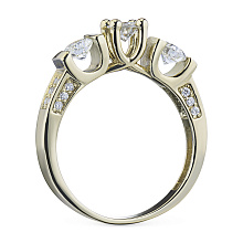 Кольцо из белого золота с бриллиантами (изготовление)