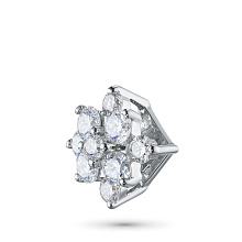 Подвеска из серебра c бриллиантами