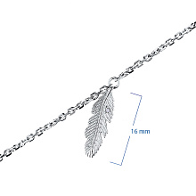 Браслет из серебра (изготовление) с бриллиантом