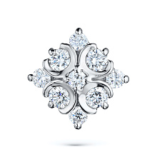 Подвеска из белого золота с бриллиантами
