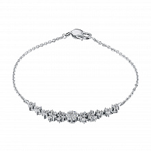 Браслет из белого золота с бриллиантами (изготовление)