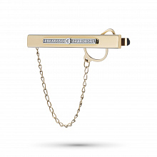 Зажим из комбинированного золота с бриллиантами (изготовление)