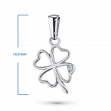 Подвеска из серебра (изготовление) с бриллиантом