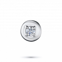 Подвеска из белого золота с бриллиантом (изготовление)