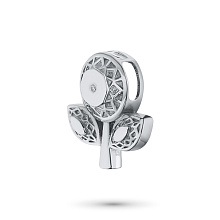 Подвеска из серебра (изготовление) с бриллиантом