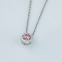 Подвеска из белого золота (изготовление) с бриллиантами