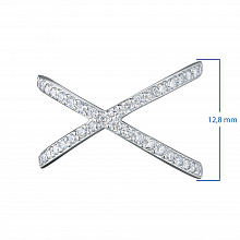 Кольцо из белого золота с бриллиантами (изготовление)