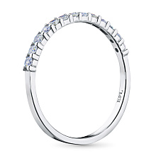 Кольцо из белого золота (изготовление) с бриллиантами