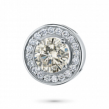 Подвеска из белого золота с бриллиантами (изготовление)