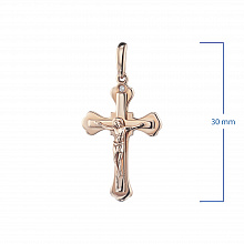 Подвеска из красного золота с бриллиантом (изготовление)