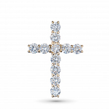 Подвеска из желтого золота с бриллиантами (изготовление)