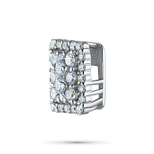 Подвеска из белого золота c бриллиантами