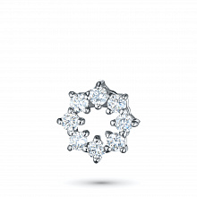 Подвеска из белого золота с бриллиантами (изготовление)