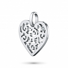 Подвеска из серебра с бриллиантом (изготовление)