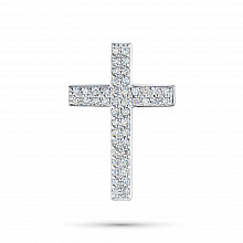 Подвеска из белого золота с бриллиантами (изготовление)