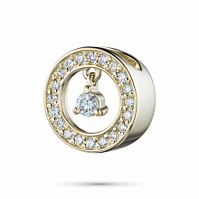 Подвеска из желтого золота с бриллиантами (изготовление)