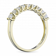 Кольцо из желтого золота с бриллиантами (изготовление)