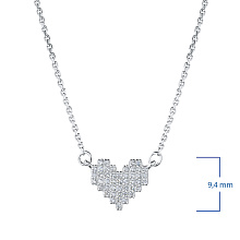 Колье из белого золота с бриллиантами (изготовление)