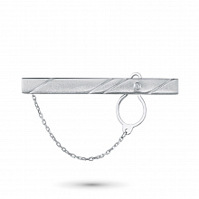 Зажим из серебра с бриллиантом (изготовление)