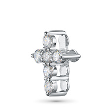 Подвеска из белого золота c бриллиантами