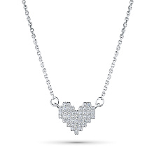 Колье из белого золота с бриллиантами (изготовление)