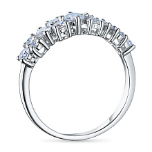 Кольцо из белого золота c бриллиантами