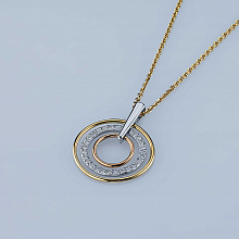 Подвеска из белого золота с бриллиантами (изготовление)