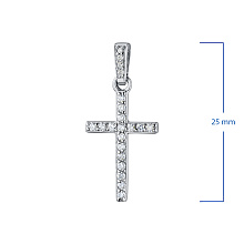 Подвеска из белого золота с бриллиантами (изготовление)