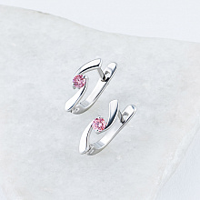 Серьги из серебра (изготовление) с бриллиантами