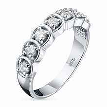 Кольцо из белого золота с бриллиантом (изготовление)