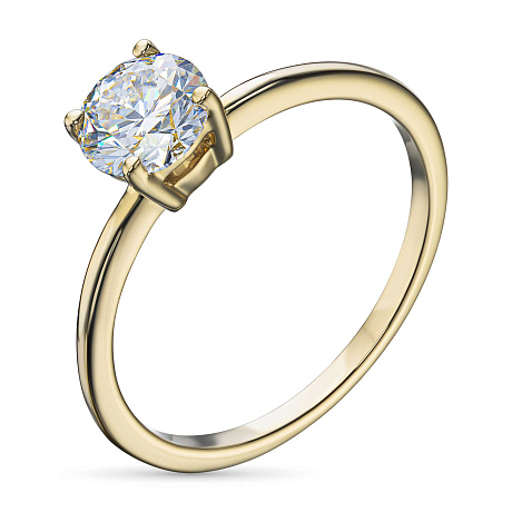 Кольцо из желтого золота