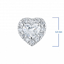 Подвеска из белого золота с бриллиантами (изготовление)