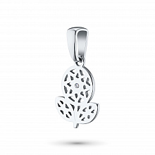 Подвеска из белого золота с бриллиантом (изготовление)