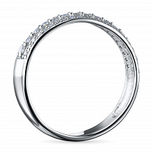 Кольцо из белого золота с бриллиантами (изготовление)