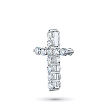 Подвеска из белого золота c бриллиантами